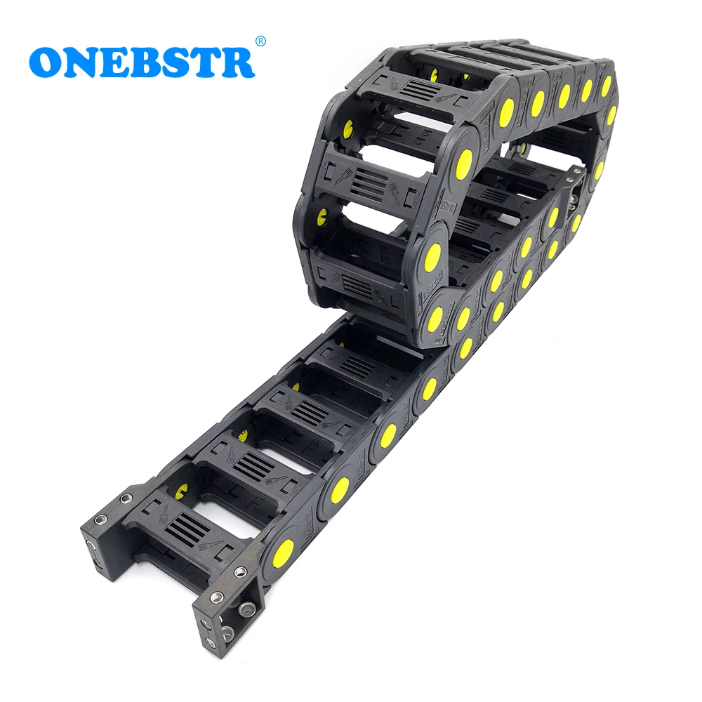 1 метр 20x57 мм кабельная цепь передачи с концевыми соединителями, буксирная линия для станков с ЧПУ, бесплатная доставка