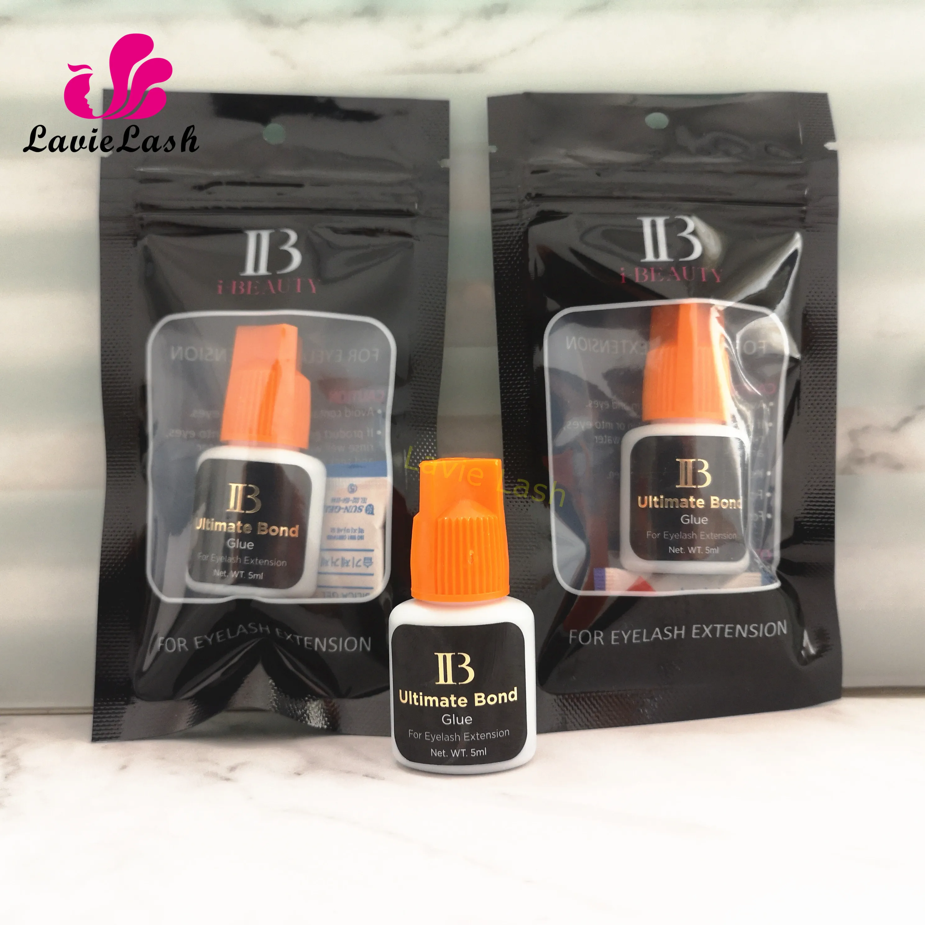 Ibeauty 50 бутылок/партия IB Ultimate bond клей для наращивания ресниц оранжевый колпачок 5