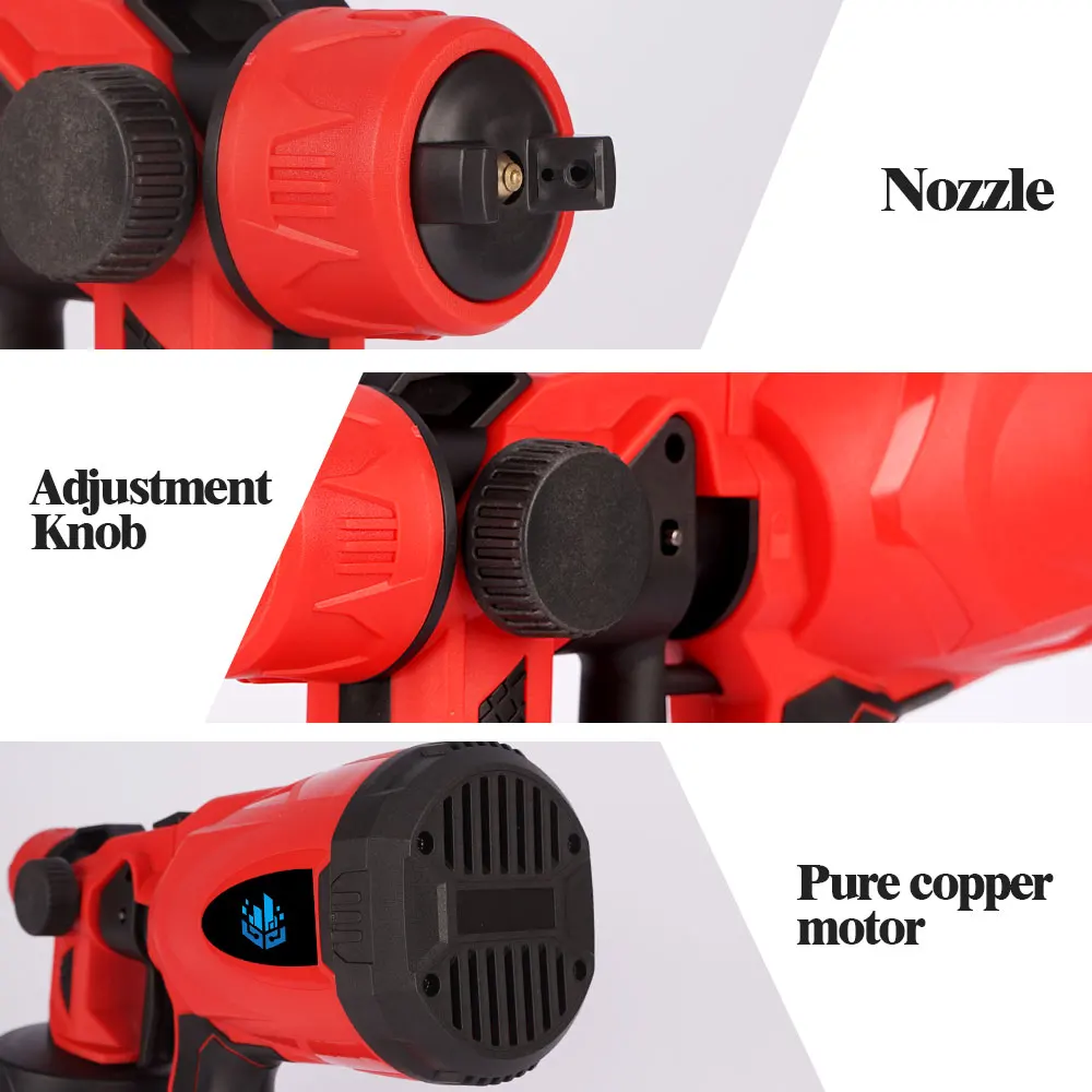 Электрический пистолет-распылитель 800 мл. Ручной беспроводной распылитель