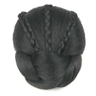 Синтетический шиньон с зажимом Soowee, плетеный шиньон с зажимом для волос в пучках, пончики, аксессуары для женщин