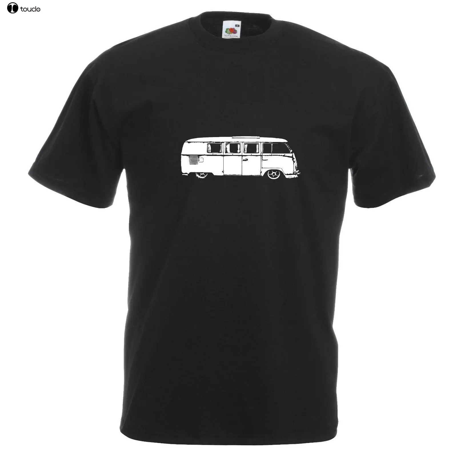 Мужская Высококачественная футболка с немецким автомобилем Campers Van Combi Bus T1 тип 1