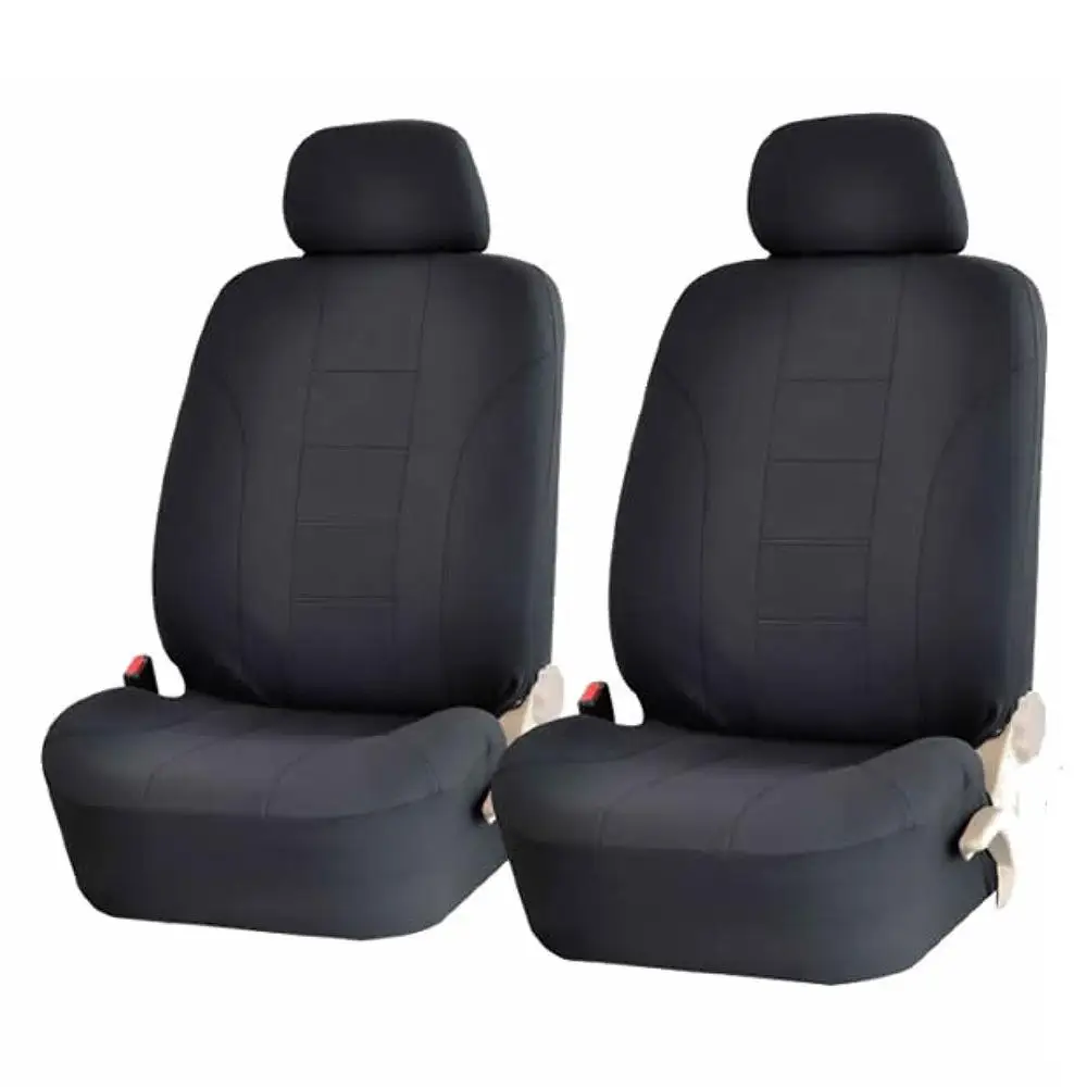 All black 4pcs set 9pcs/4pcs Car Seat Cover Universal Classic Fashion Style Seat Protector Four Seasons Car-styling Auto Interior Accessories - Название цвета: All black 4pcs set