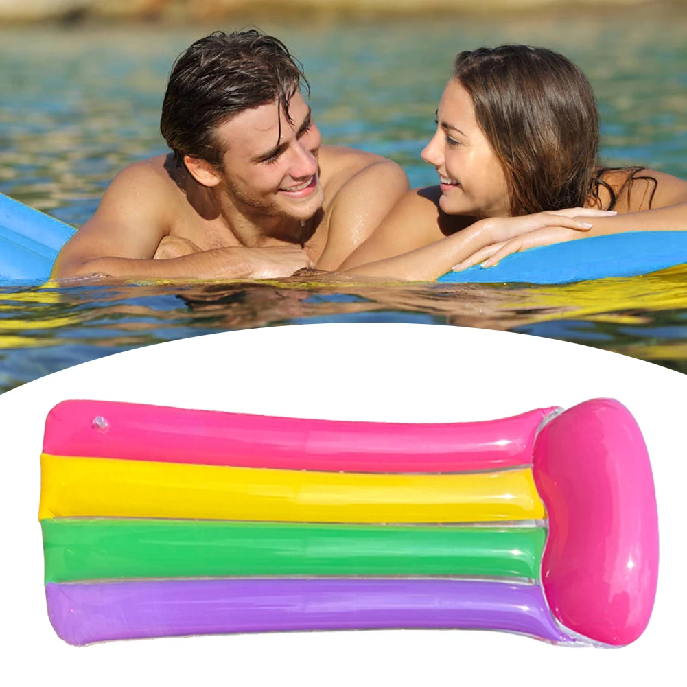 Надувной плавающий ряд Радужный плавательный бассейн плявечерние ПВХ плавающая