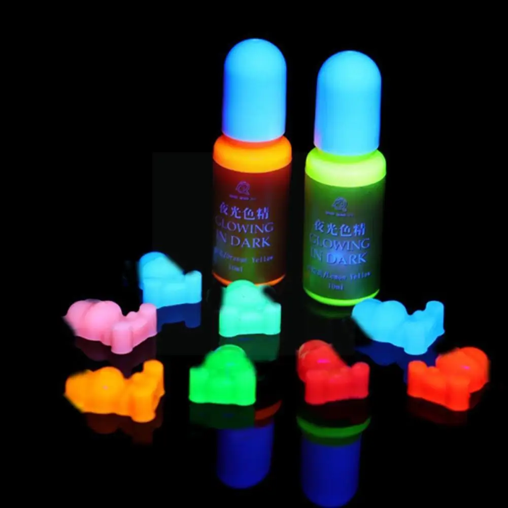 

Флуоресцентный неоновый пигмент N2q0, 20 цветов, люминесцентная эпоксидная смола, светящаяся краска для покраски, светильник пигмент для уф см...