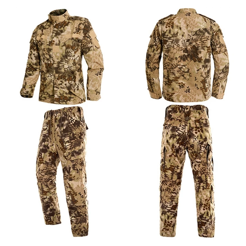 Мужская армейская Военная Униформа 9 видов цветов тактическая Боевая