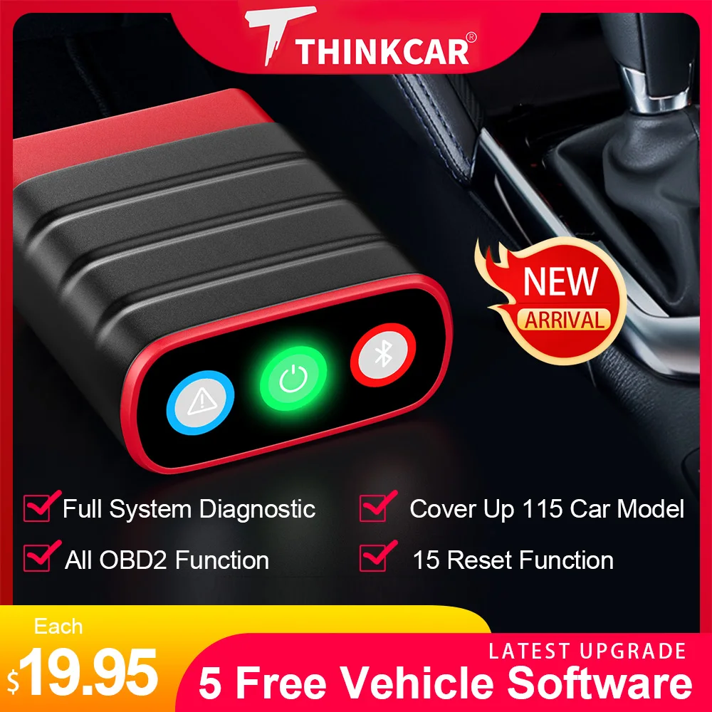 THINKCAR ThinkDiag мини iOS Android OBD2 сканер автомобильный Easydiag OBD 2 Автомобильная полная