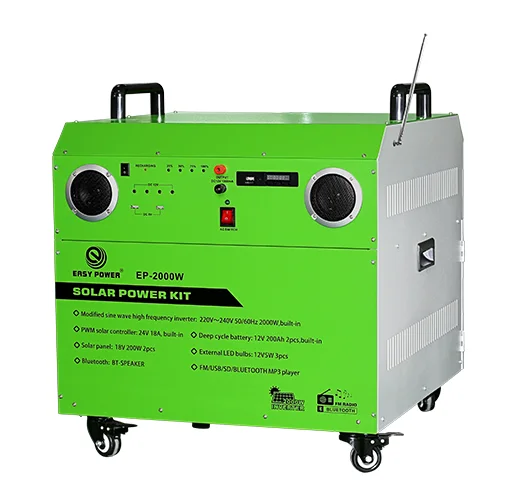 

2KW Lithium Batteries Solar Power Generator For Home Daily Use