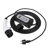 type 2 mennekes ev charger schuko plug evse charging 5 meters home use ev charging cable for electric car