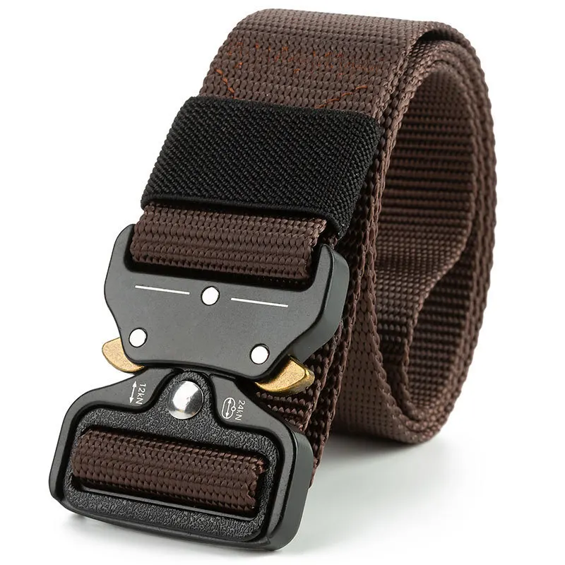 Нейлоновый полицейский армейский тактический ремень мужской быстросъемный для