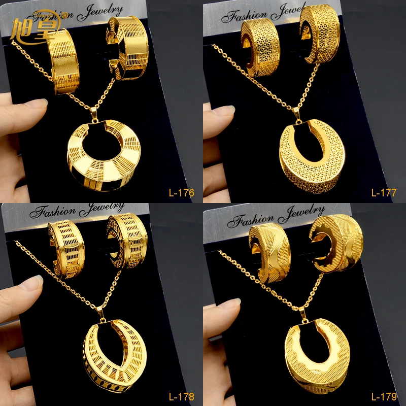XUHUANG دبي الموضة الهندسة مجموعات مجوهرات لل أقراط نسائية قلادة قلادة الهندي مجوهرات مسطحة ل حفلة خطوبة هدية