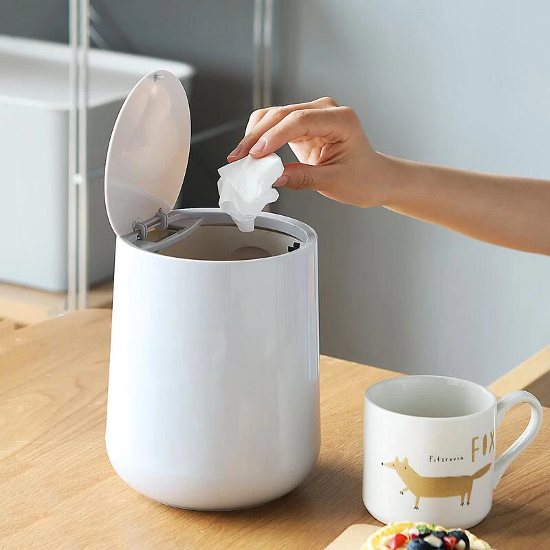 

Original Desktop Trash Can Large Capacity Storage Box Makeup Drawer Organizer Jewelry Makeup Container Desktop Sundries Storage