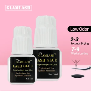 Клей для наращивания ресниц GLAMLASH 5 мл10 мл 2  3S, Быстросохнущий сильный клей для наращивания ресниц, без моделирования