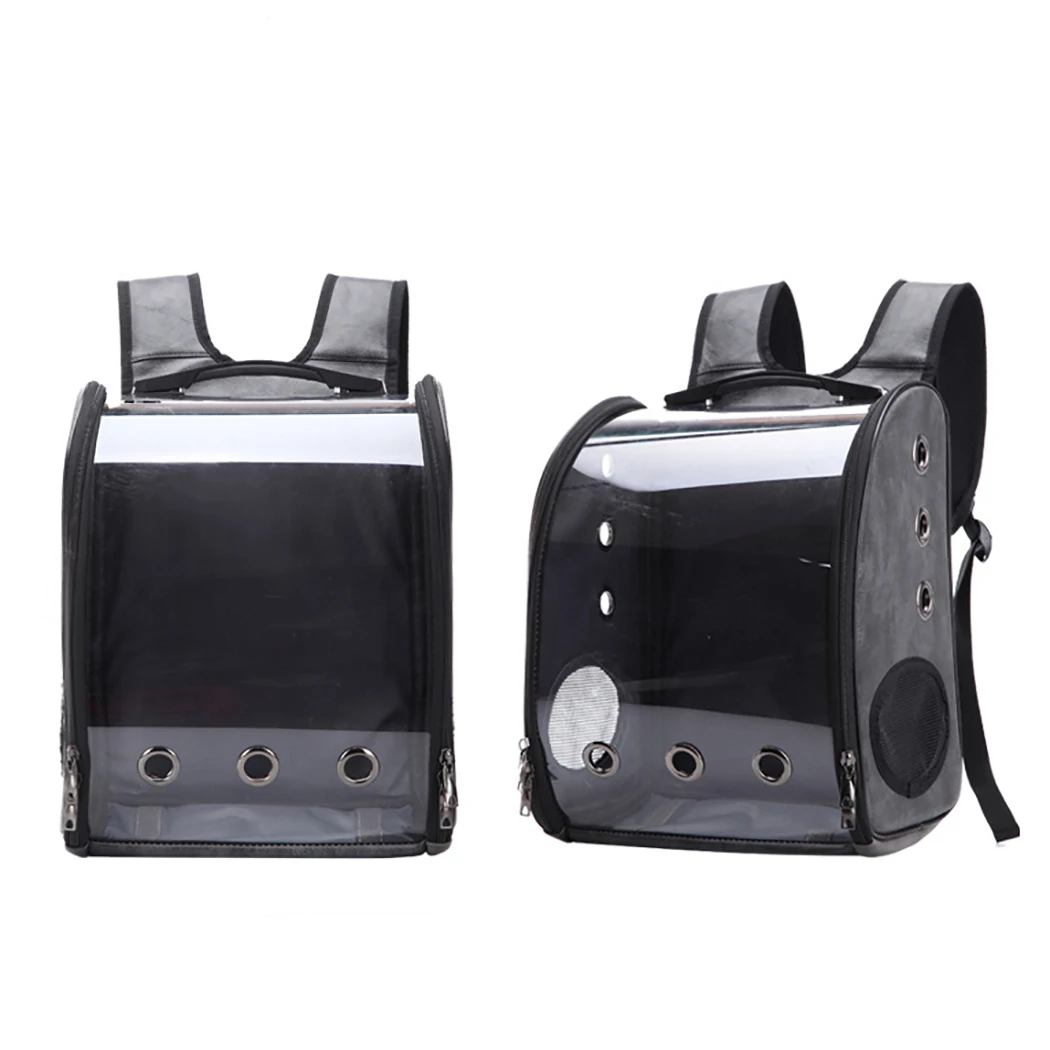 Портативный складной дышащий Видимый рюкзак для домашних животных прозрачные