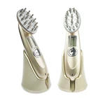 7 в 1 RF роста волос устройства щетка массажное оборудование гребень лазерный инфракрасный свет красный анти-данное средство, вылечит вас от облысения EMS вибрации Уход