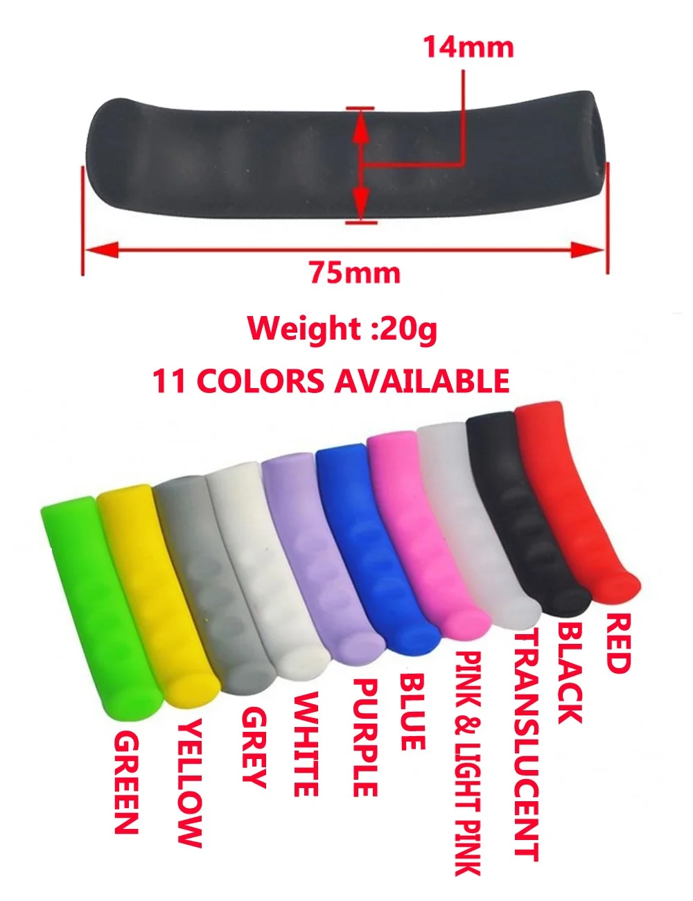 

Bicycle Silicone Gel Brake Handle Lever Cover Protecto Scooters Part Autocollants Scooters Protection Sleeve for M365 Scooter