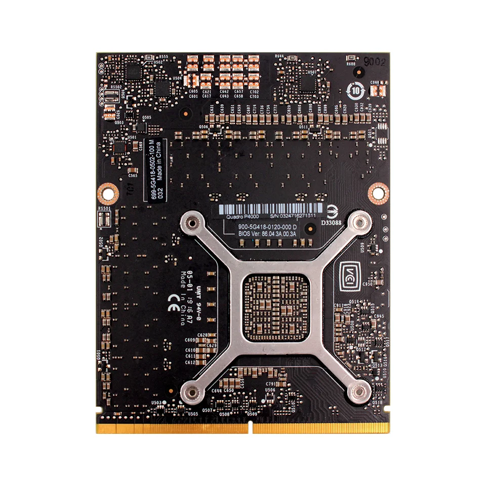 Квадро P4000M P4000 GDDR5 8 Гб Видео Графика карты N17E Q3 A1 с X скоба для HP ZBook 17 G3 G4 Dell M7710 M7720