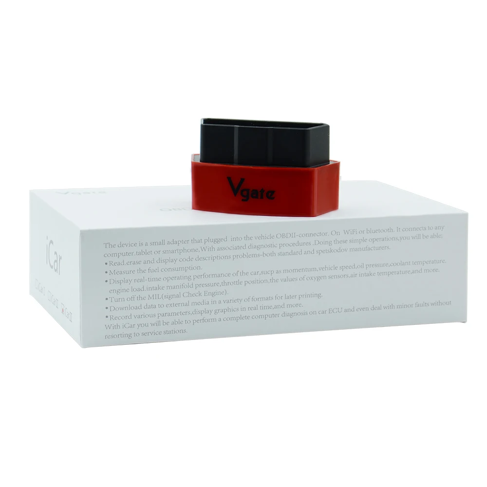 Оригинальный считыватель кодов Vgate Icar3 bluetooth ELM327 Bluetooth iCar3 поддерживает Android Torque ELM