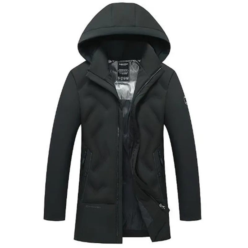 Армейский зеленый Sitaicery 5XL зимняя куртка Повседневное зимний толстый теплый с капюшоном стеганая куртка на молнии Для мужчин пальто Костюмы верхняя одежда из искусственного меха муж, отец - Цвет: Армейский зеленый