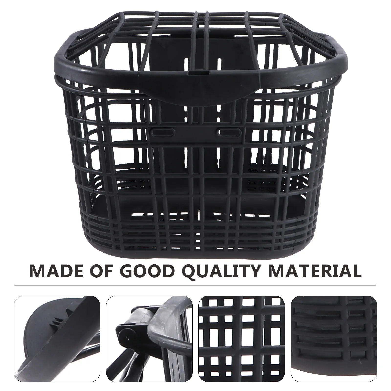

Practical Bike Basket Front Handlebar Basket with Cover Cycling Accessory