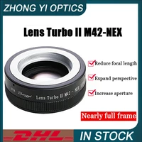zhongyi optics m42 nex ii lens adapter ring focus reduction light increase for m42 mount lens to sony aps c camera