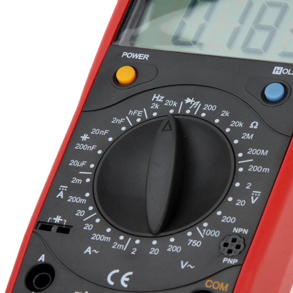 Стандартный Ручной цифровой мультиметр UT39E измеритель частоты емкости