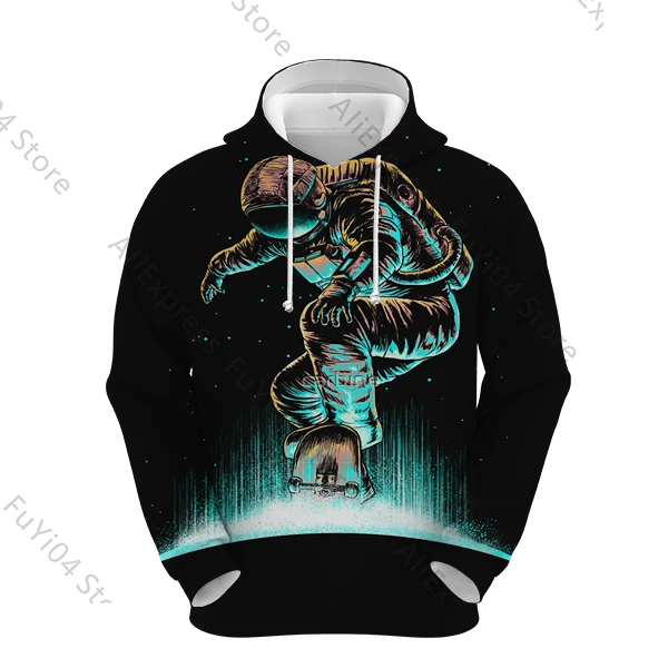 

Space astronaut 3d Hoodie Coat Adult Sweatshirts Tops Clothes 3D Hoodies Pullovers Outerwear Hooded boys girls Streetwear