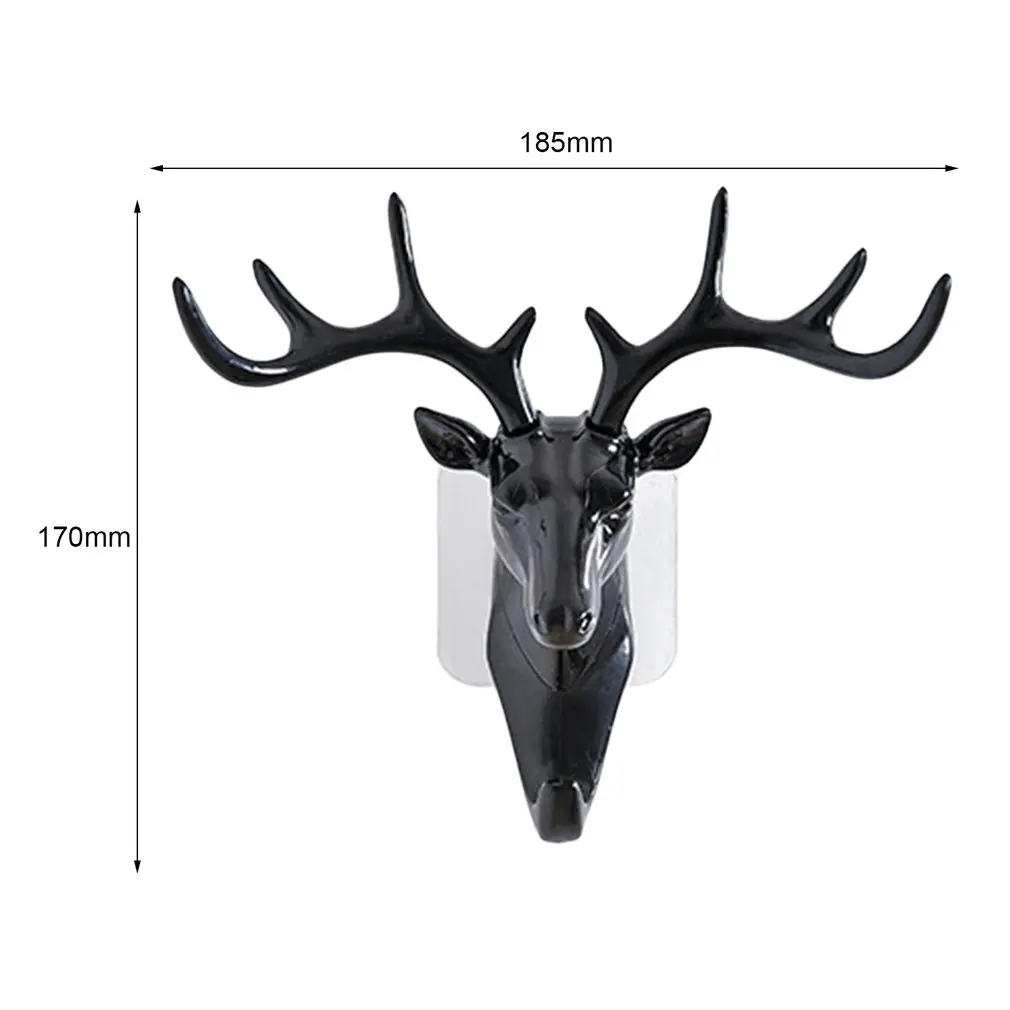 

American Style Modern Wall Decoration Hooks Cute Antlers Shape Multi-purpose Household Wall Hooks Keys Bags Clothes Hook