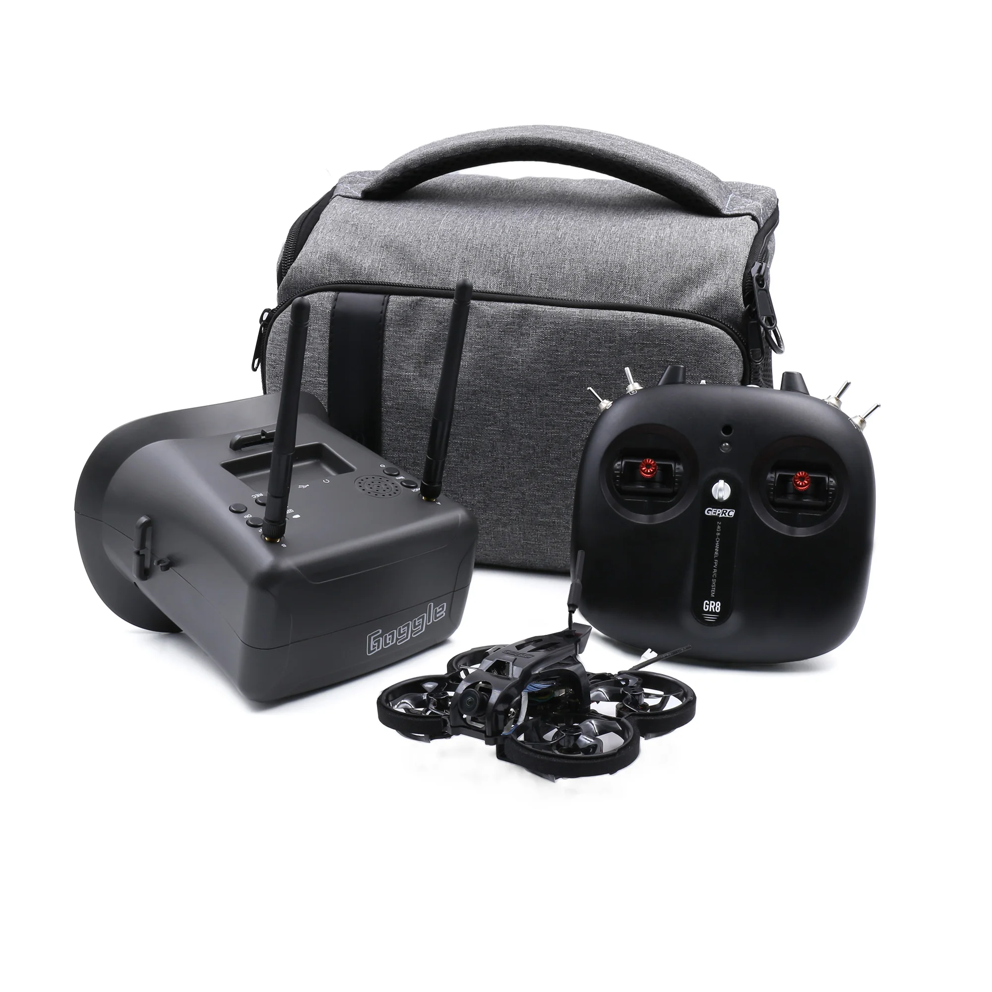 

GEPRC TinyGO Racing FPV Whoop RTF GEP-12A-F4 200mW Runcam Nano2 GR1102 10000KV 79mm DroneGEPRC TinyRadio ELRS