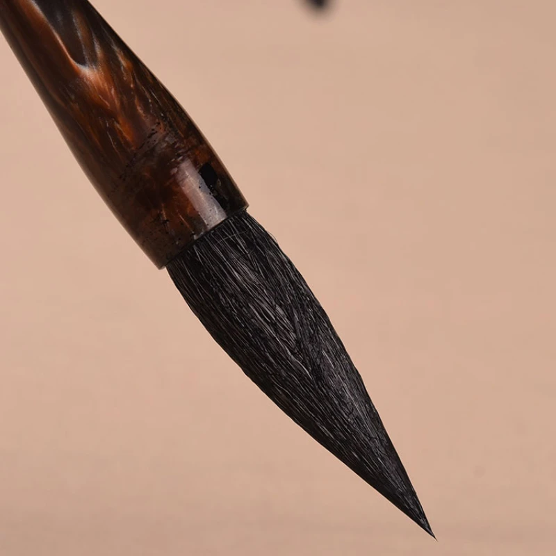 Traditional Chinese Writing Brush Pen Woolen Wolf's Multiple Hairs Bamboo Writing Calligraphy Brush Painting Practice Caligrafia