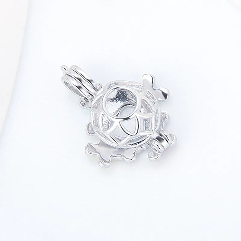 Женский кулон CLUCI из серебра 925 пробы с подвеской в виде знаков аутизма кулон-пазл