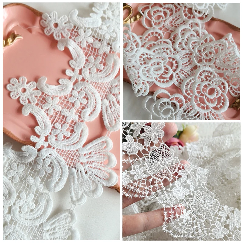 7 ярдов 6-10 см кружевная вышивка лоскутное шитье ручной работы сделай сам одежда