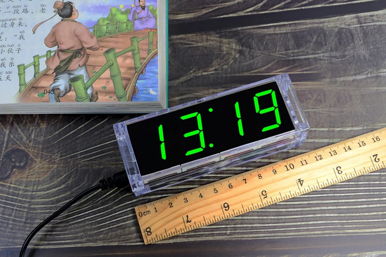 Набор часов сделай сам электронный комплект с цифровой трубкой отображением