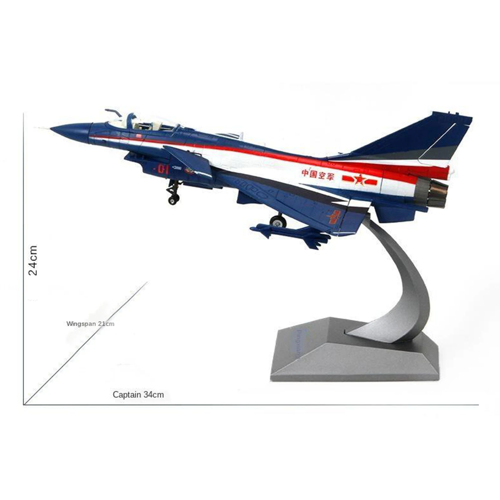 

Die-cast Airline Aeroplane F-10 Aircraft Fighter Plane Alloy Aviation Airplane Model - 1:48 Scale Model Display