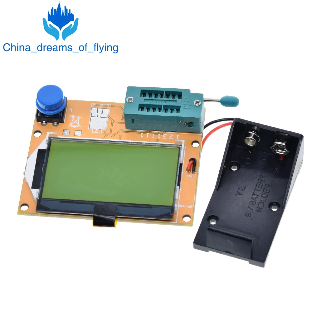 Измеритель ESR Mega328, транзисторный тестер, цифровой V2.68 ESR-T4, диодный триодный емкостной MOS/PNP/NPN LCR, ЖК-экран 12864.