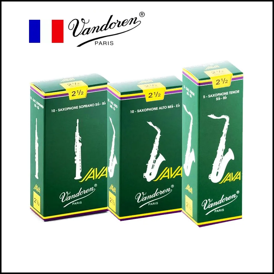 Французский Vandoren зеленая коробка Java bB bE alto тенор сопрано саксофон тростники |