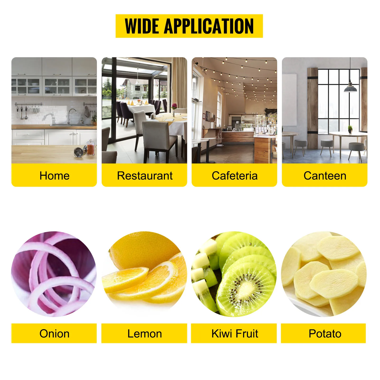 vevor commercial vegetable fruit slicer 4 8mm 6 4mm 9 5mm home potato tomato food dicer manual cutting machine kitchen gadgets free global shipping