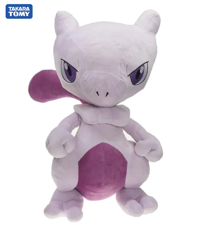 

TAKARA TOMY Pokemon Plush Lovely Mewtwo X Mew Juvenile Version Evolution Toy Hobby Collection Doll Cute Gifts 30cm Plush