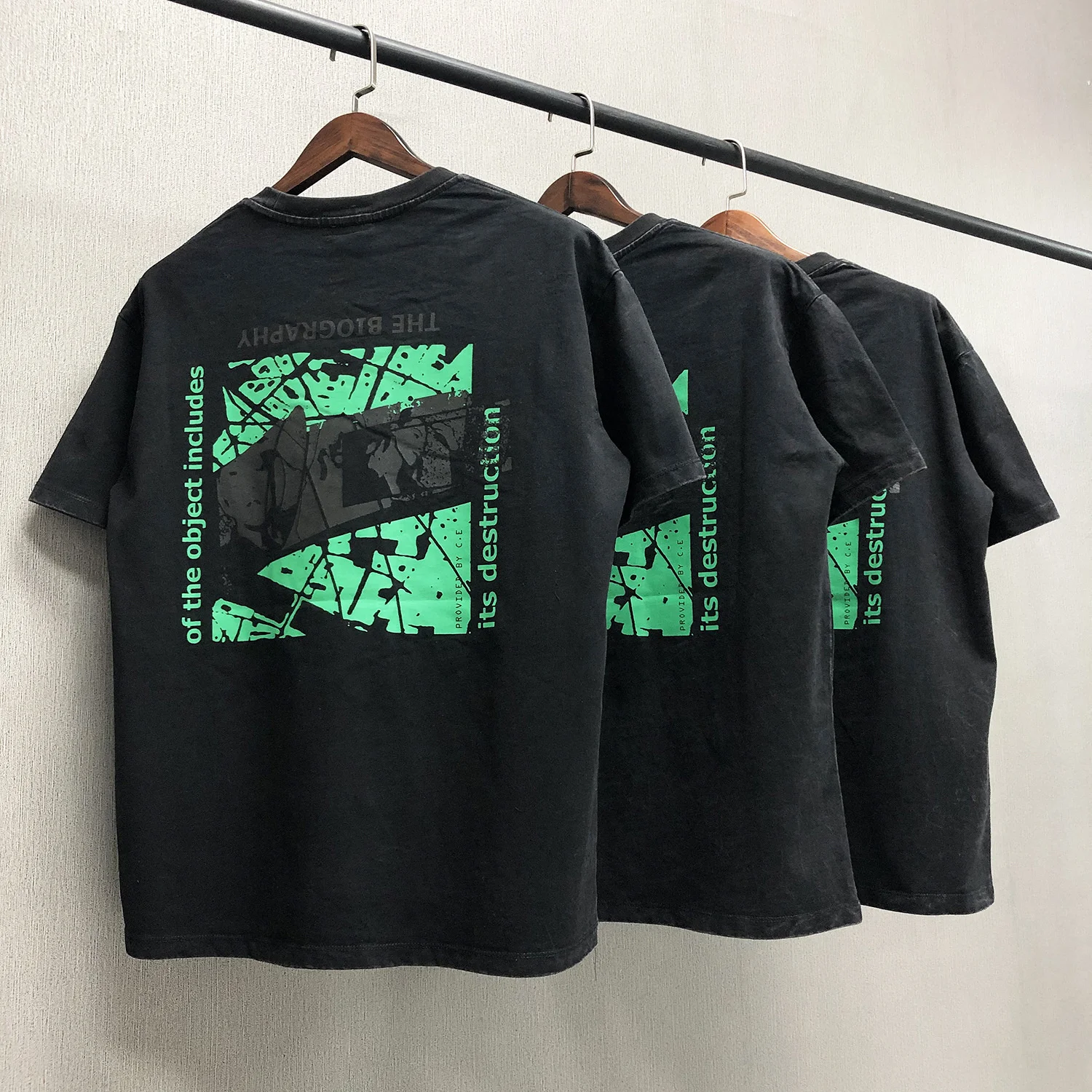 

Футболка Мужская/женская оверсайз из хлопка с эффектом потертости