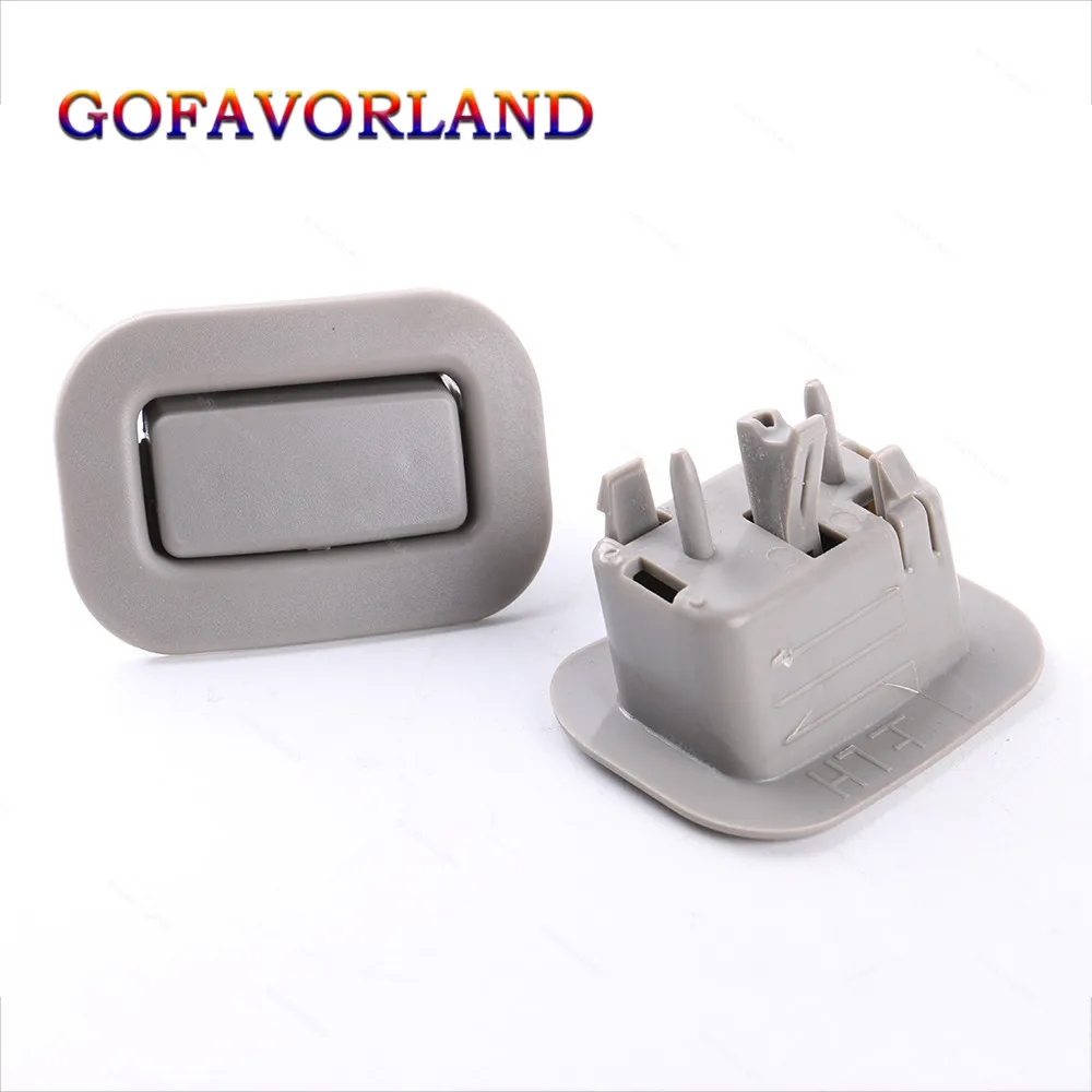 

64328AG011 64328AG001 2Pcs Rear Left & Right Seat Recliner Adjust Button Gray Fit For Subaru Forester 2009 2010 2011 2012 2013