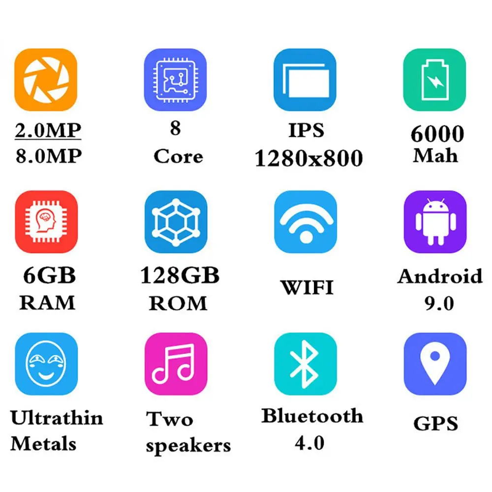 2.5D Screen Tablet 10.1&quot Android 8.0 Octa Core PC 6GB RAM 128GB ROM 8MP WIFI 3G 4G LTE Dual SIM card GPS FM Bluetooh Mi Pad Netbok |