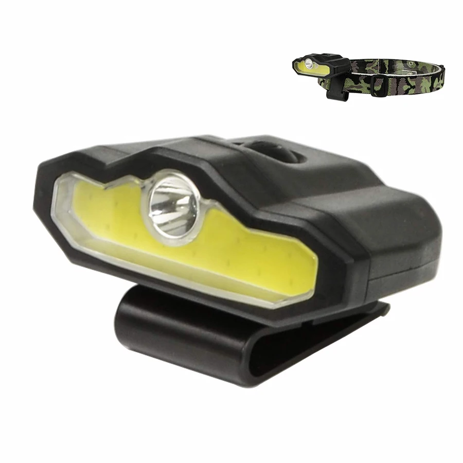 

XPE + COB LED Headlamp Cap Light 4 Modes USB Rechargeable Cap Clip Light Hunting Camping Cycling Fishing Head Lamp Lantern