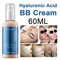 new 60ml hyaluronic acid bb cream skin care liquid foundation for whitening brightening hydrating concealer dry skin foundation