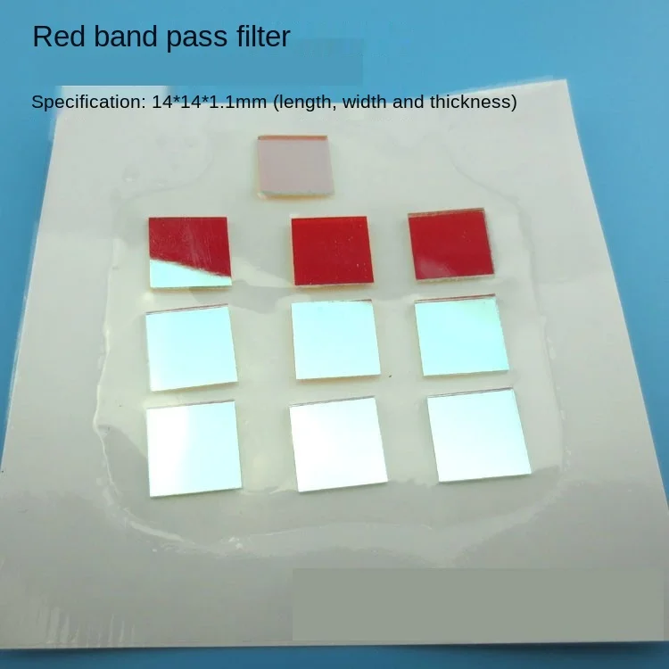 

630Nm-690Nm Red Light Bandpass Filter Half Bandwidth 60Nm Filter Center Wavelength 660 Addition and Subtraction10