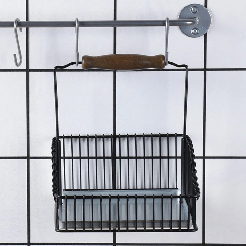 

Storage Bin Wire Rack Cabinet Basket Kitchen Organizer Cupboard Home Supplies Finishing Organizer Basket