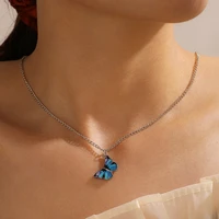 pendants of friendship lady jewelry couple gift butterfly necklace mens neck pendant natural stones stainless steel pendant