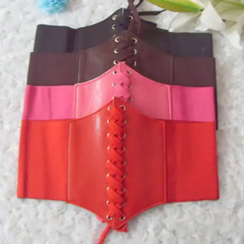 

hirigin Fashion Women Elastic Extra Wide TIGHT Corset Tie High Waist Slimming Belt Hot
