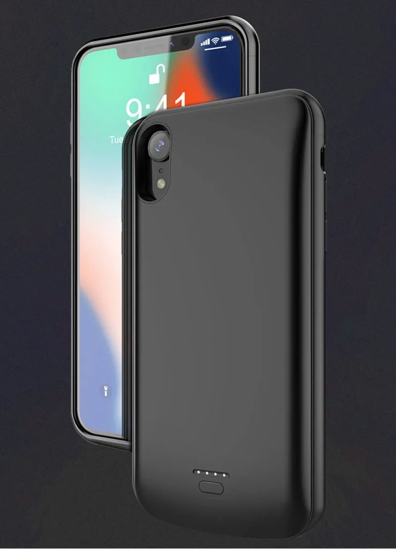 5500mAh зарядное устройство чехол для iPhone 6 6s 7 8 plus чехол питания для iPhone XR XS Max 5000mAh внешний аккумулятор зарядное устройство чехол