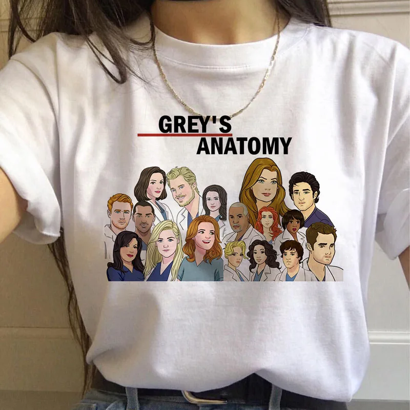 

Grey's Anatomy T-shirt Casual round neck short sleeve T-shirt