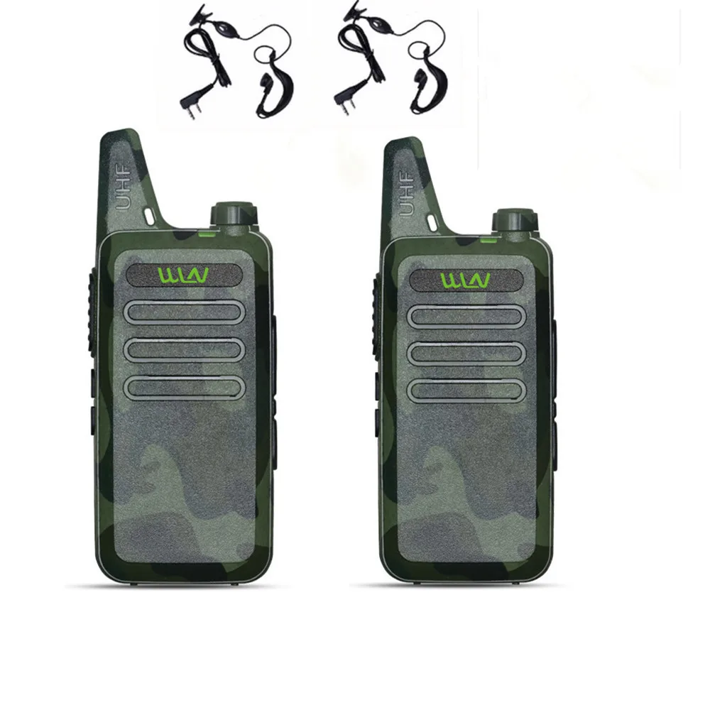 

2pcs WLN KD-C1 MINI Handheld Transceiver KD C1 Two Way Radio Ham Communicator Radio Station Mi-Ni Walkie Talkie