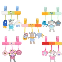gift stroller cute infant cartoon animal newborn mobile rattle toy comfort plush musical bell toddler crib bed car hanging